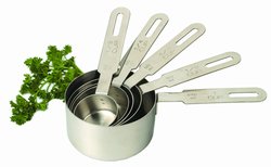 Stainless Steel measuring cups, set of 5 