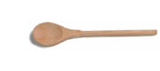 Round mixing spoon