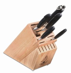 Messermeister San Moritz Elite Wood Block Set / 6 pc